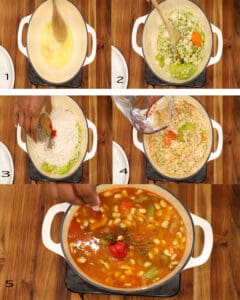 step-by-step guide to make Haitian Diri Kole Ak Pwa Chouse