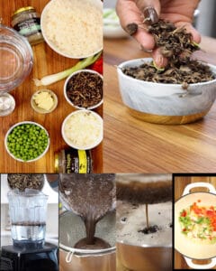 Haitian black rice recipe step-by-step photo guide