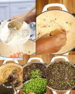 Haitian black rice recipe step-by-step photo guide