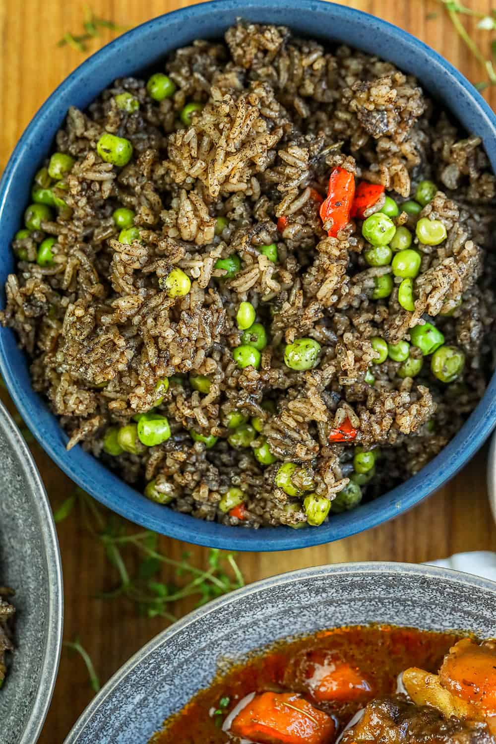 Diri Djon Djon  Haitian Mushroom Rice 