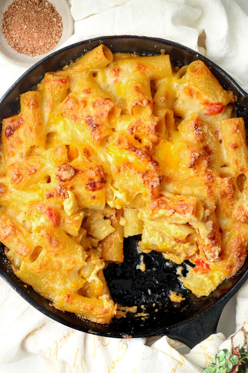 Baked Haitian Mac and cheese (macaroni au gratin)