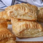 Haitian Patties Recipe - Homemade on a parchment paper.
