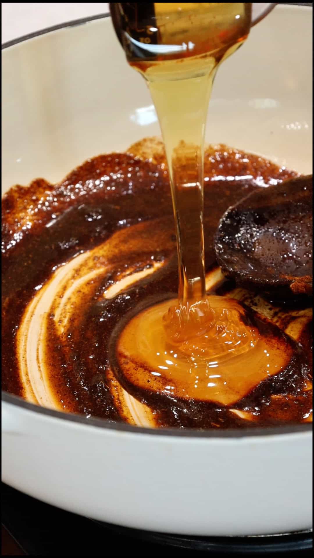 Adding Honey to Chipotle Sauce