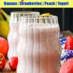 Breakfast smoothie recipe Pinterest Pin