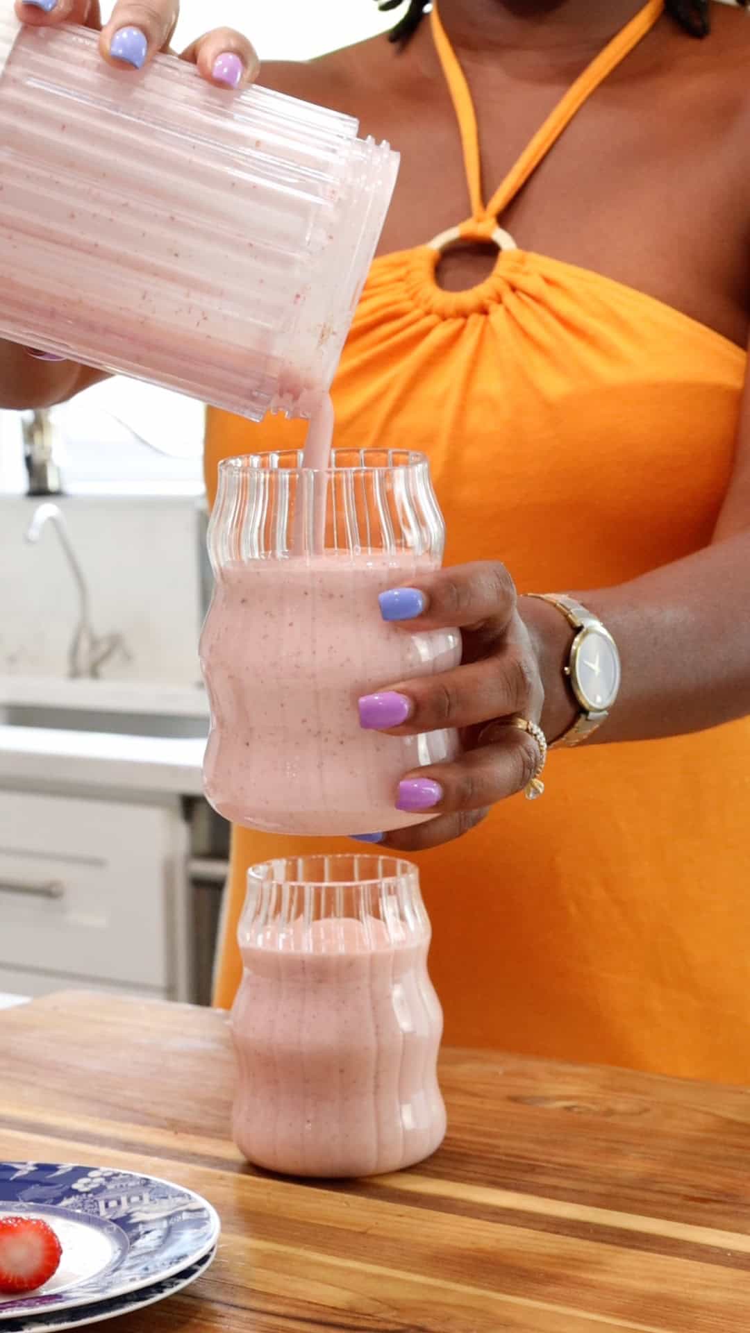 Poor Breakfast Smoothie and Serve