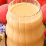 Strawberry Peach Smoothie Pinterest Pin