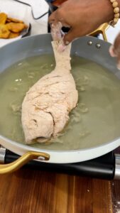 frying red snapper