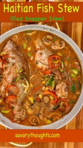 Haitian Fish Stew Pinterest Pin