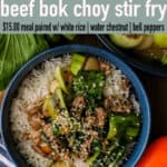Beef Bok Choy Stir Fry Pinterest Pin