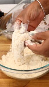 Coating whiting fish