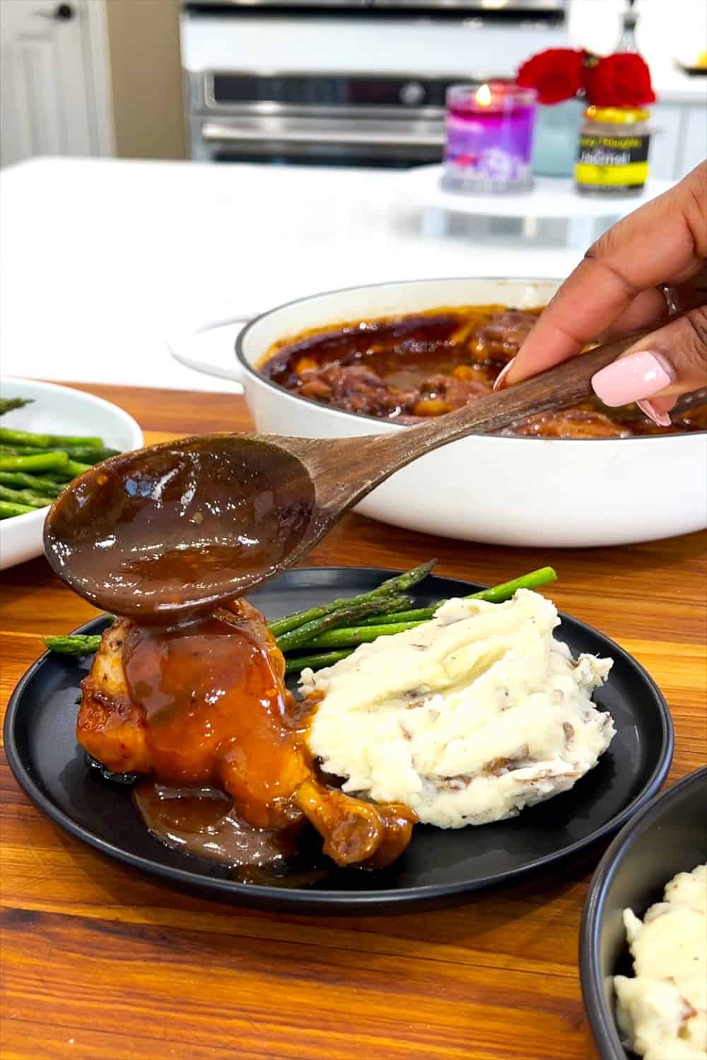 Oven Baked BBQ Chicken Legs
