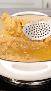 Removing whiting from oil