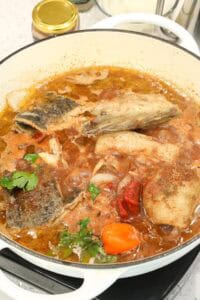 Sos Morue (Mori - Haitian Cod Stew - Poisson Sale)