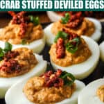 Deviled Eggs With Crab Meat Pinterest Pin