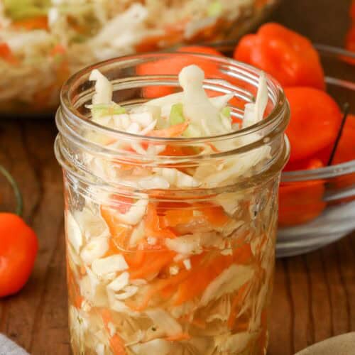 pikliz in a jar