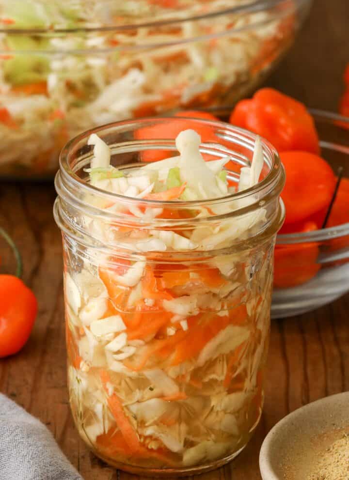 pikliz in a jar