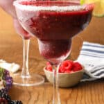 Frozen Berry Margarita Pinterest Pin