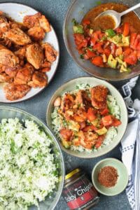 Spicy Chipotle Salmon Bowls