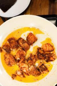 cooking salmon