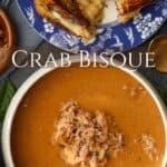 Crab Bisque Pinterest Pin