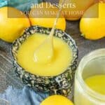 Easy Lemon Sauce for Cakes and Desserts Pinterest Pin