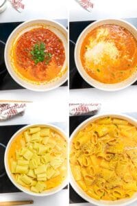 step-by-step gochujang pasta recipe