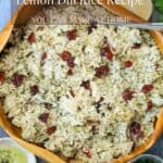 Lemon Dill Rice Recipe Pinterest Pin