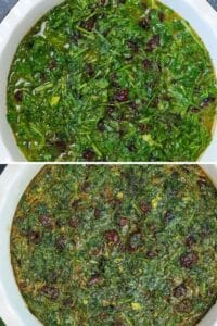 Step by Step guide to make kuku sabzi