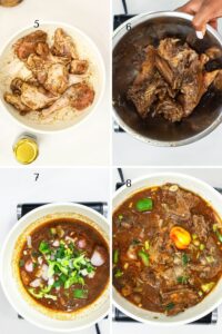 Haitian Hard Chicken Stew (Poul Di - Old Hen Stew) - Step by step photo guide