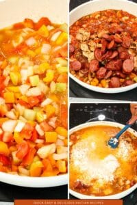 Chicken Sausage Jambalya - Step-by-Step Photo Guide