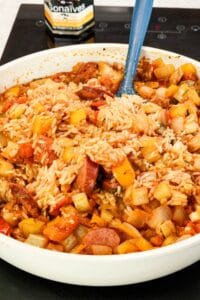 Chicken Sausage Jambalya - Step-by-Step Photo Guide