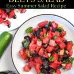 Watermelon Beets Salad Pinterest Pin