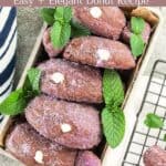 Soft and Fluffy Ube Donuts Pinterest Pin