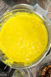 Blended Pumpkin in blender