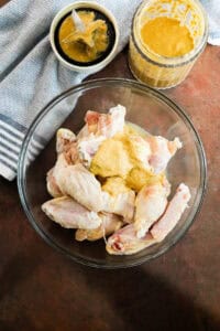 seasoning added to chicken wings