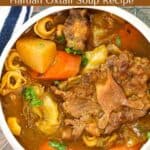 Oxtail Soup Pinterst pin