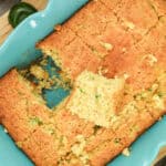 soft, moist, and fluffy jalapeño cornbread