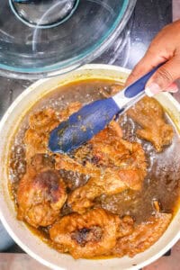removing turkey wings from pot